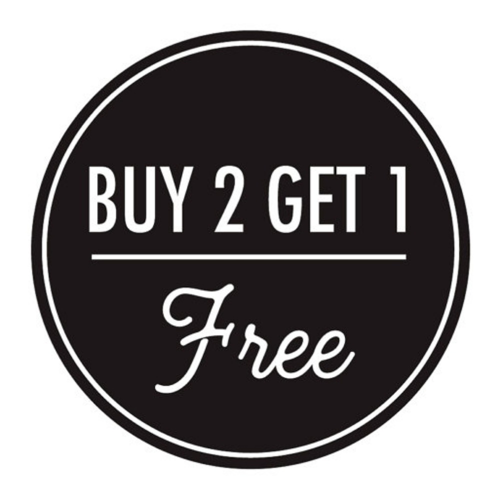 BUY 2 GET 1 THING FOR FREE (cheapest thing wanted)